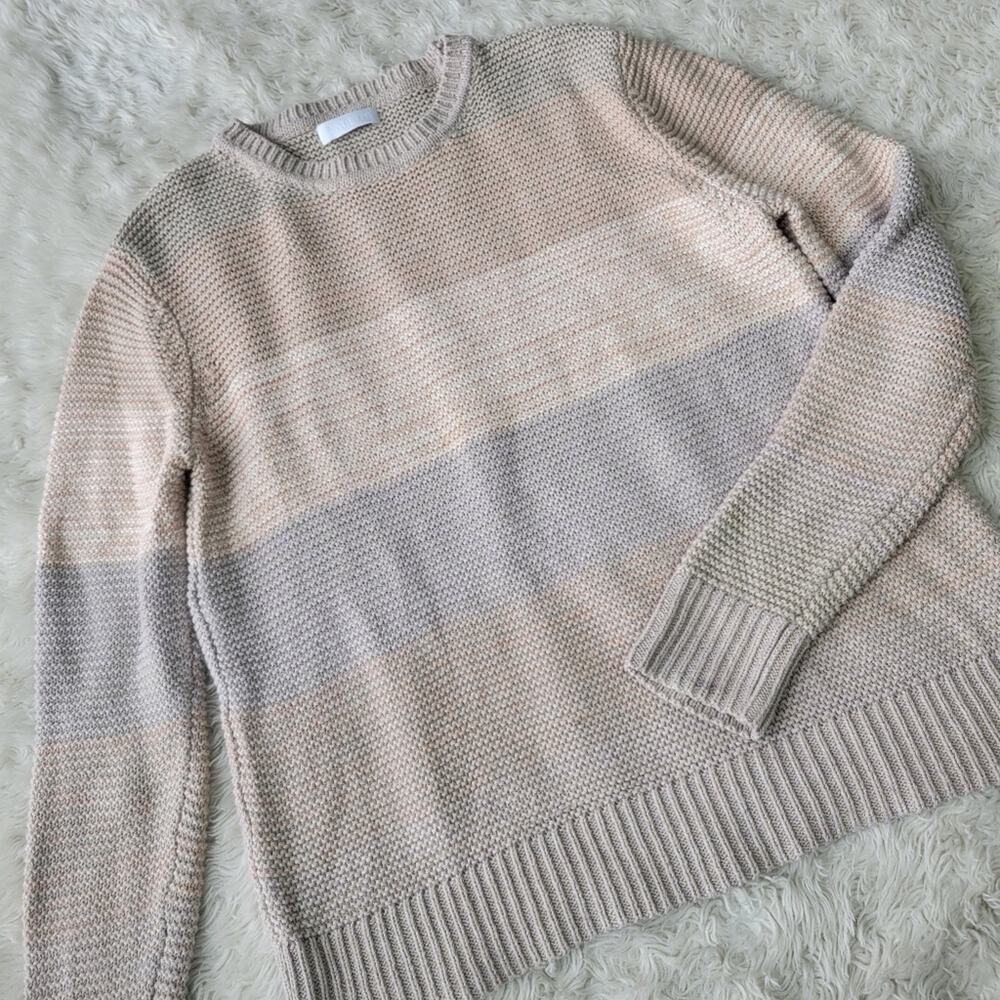 SABLYN autumn striped colorblock sweater XS